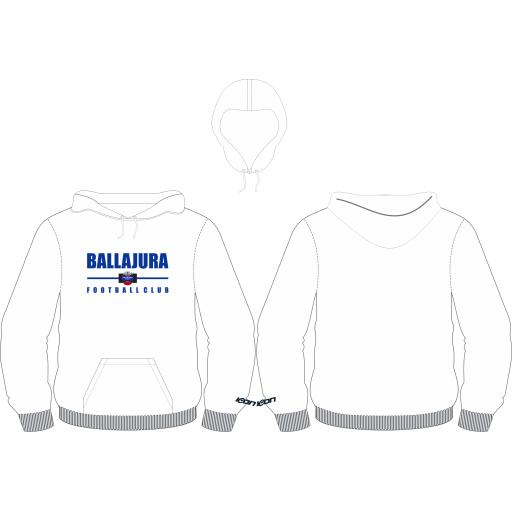 Ballajura Fleece Hoodie White