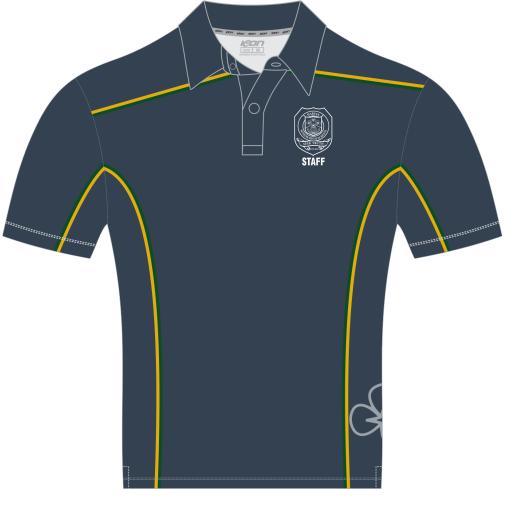 Blue and Gold Staff Polo